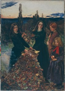 Herbstblätter von John Everett Millais