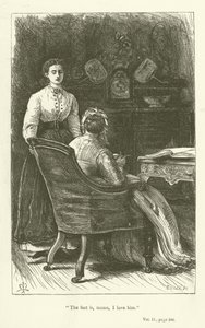Illustration til Phineas Finn af Anthony Trollope af John Everett Millais