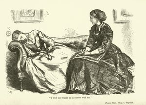 Illustration til Phineas Finn af Anthony Trollope af John Everett Millais