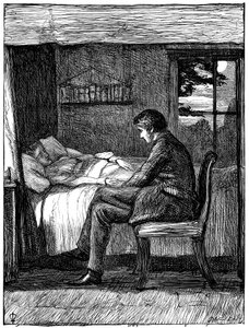 Illustration til digtet Last Words af Owen Meredith, 1860. af John Everett Millais