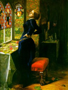 Mariana i den vandfyldte gård af John Everett Millais