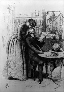 Gift af kærlighed, 1853 af John Everett Millais