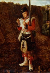 Nyt hjemmefra af John Everett Millais
