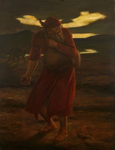 Lignelsen om ukrudtet, 1865. af John Everett Millais