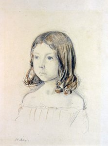 Portræt af Mary Gertrude Holmes af John Everett Millais