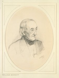 Portræt af William Bennett, 1850 af John Everett Millais