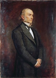 Portræt af William Ewart Galdstone (1809-1898) 1879
