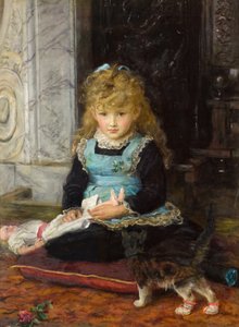 bestøvlede kat af John Everett Millais