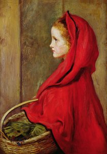 Rødhætte af John Everett Millais