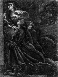 De fem tåbelige jomfruer, illustration fra 