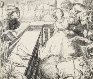 Det Sovende Palads, slutningen af det 19. århundrede af John Everett Millais