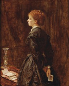 Ja eller nej? af John Everett Millais