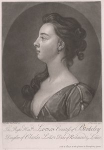 Den ærede Louisa grevinde af Berkeley, datter af Charles Lenox hertug af Richmond og Lenox