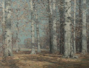 Efterårsbøge, ca.1908-1915 (olie på lærred)
