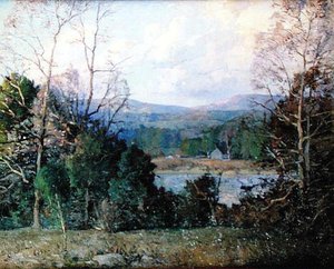 Woodstock, New York (olie på lærred)