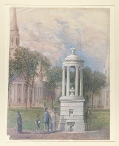 Bennett Fountain på New Haven Green af John Ferguson Weir