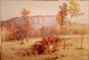 East Rock, New Haven, ca. 1901 (olie på lærred)