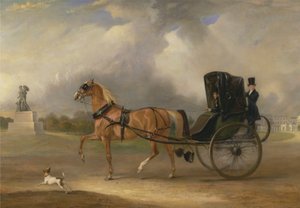 William Massey-Stanley kører sin Cabriolet i Hyde Park