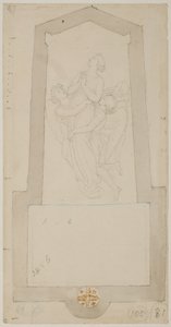 En afgået ånd opløftet af to engle af John Flaxman