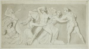 Amphion og Zethus redder deres mor Antiope fra Dirces og Lycus