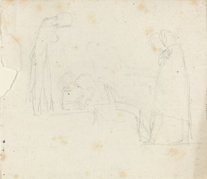 Gruppe af fem figurer af John Flaxman