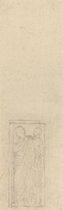 Relief med to kapper af John Flaxman