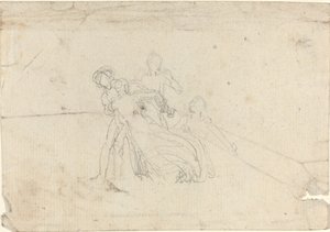 Studieark [recto and verso] af John Flaxman