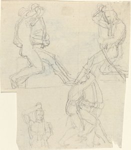 Studieark [recto and verso] af John Flaxman