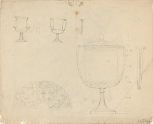 Studieark [recto and verso] af John Flaxman
