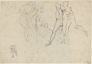 Studie til Pilgrims Fremgang (?) af John Flaxman