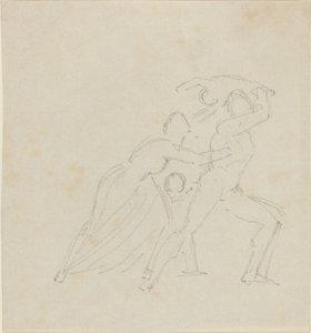 Studie til "The Fury of Athamas" af John Flaxman
