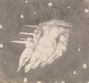 Himlens skabelse af John Flaxman