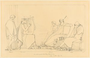 Sangen om Demodocus af John Flaxman