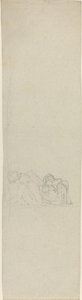 To sammenkrøbte figurer af John Flaxman
