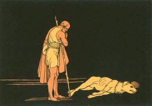 Ulysses og hans hund af John Flaxman