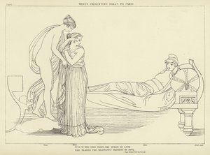 Venus præsenterer Helen til Paris af John Flaxman