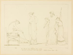 Vulcan og Thetis af John Flaxman