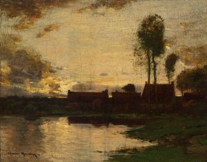 Lille Landskab, ca. 1880-1890.