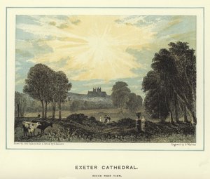 Exeter Cathedral, sydvestlig udsigt
