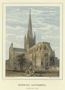 Norwich Cathedral, udsigt mod sydøst