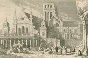 Leonard Holt taler med frimurerne før Portico of St Paul
