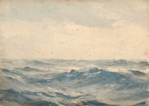Seascape, ca. 1900 (olie på lærred) af John Fraser