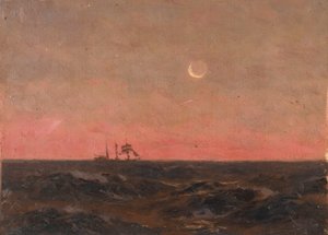 Seascape, ca. 1900 (olie på lærred) af John Fraser