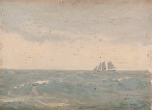 Seascape, ca. 1900 (olie på lærred) af John Fraser