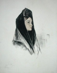 Pige i en mantilla, Sevilla