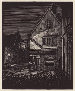 Cambridge: Peas Hill (træsnit)