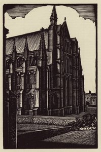 Ely Cathedral: The East End (træsnit) af John Frederick Greenwood