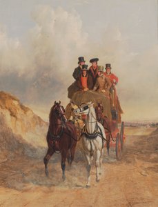 Den kongelige posttræner på vej af John Frederick Herring