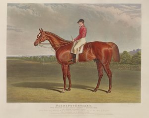 "Plenipotentiary", vinderen af Derby Stakes i Epsom, 1834, graveret af R.W. Smart og Charles Hunt (1803-77), udgivet af S. und J. Fuller, 1834 (akvatint). af John Frederick Herring Senior