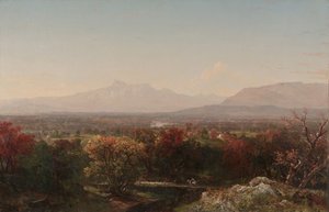En oktoberdag i de hvide bjerge, 1854 af John Frederick Kensett